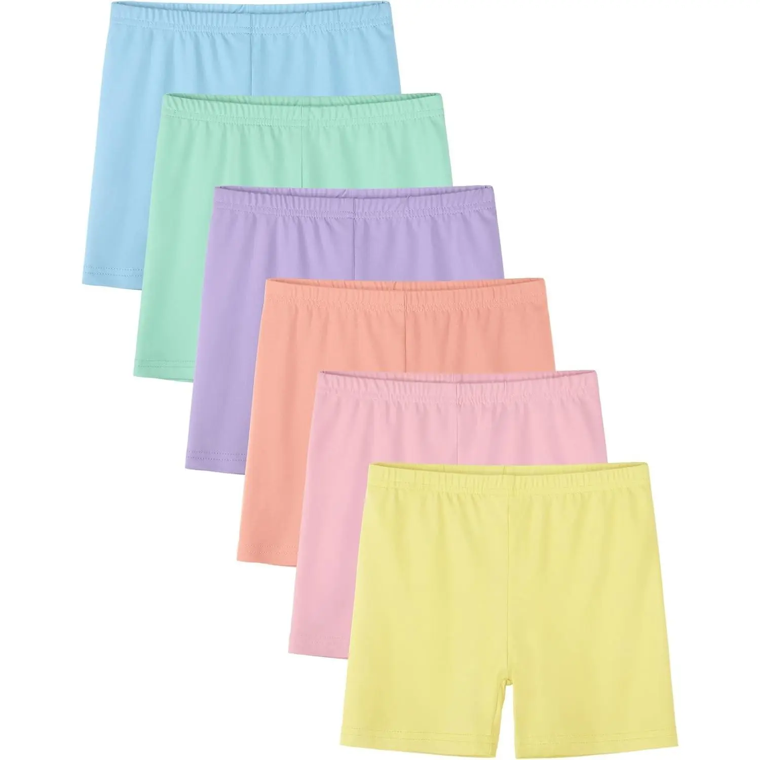 Light Orange, Light Yellow, Mint Green, Light