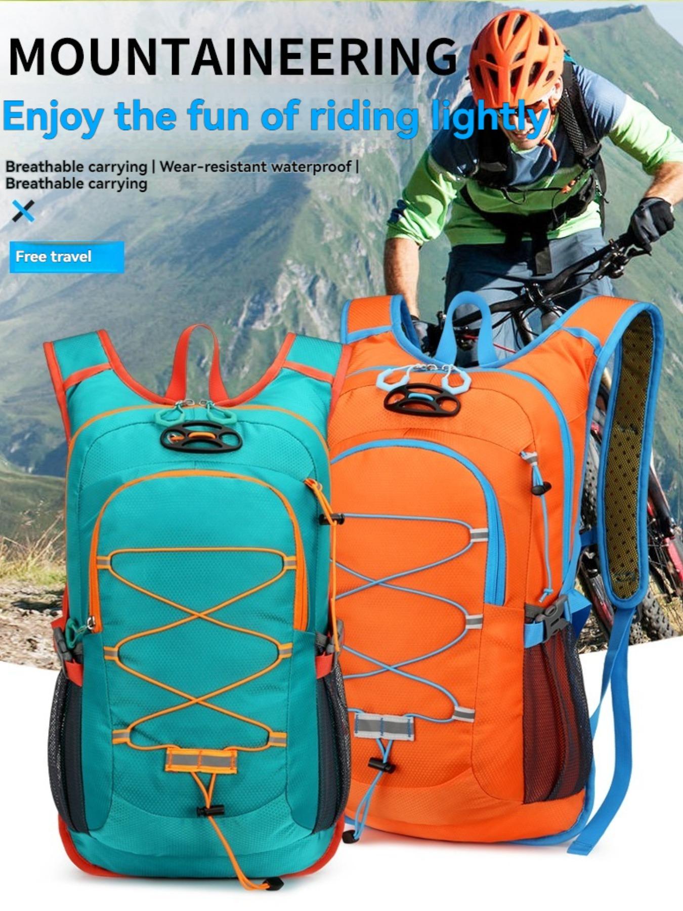 Outdoor Multifunctional Cycling Backpack, Waterproof Durable, Breathable Mesh Back Design, Suitable for Mountain Biking Hiking Running