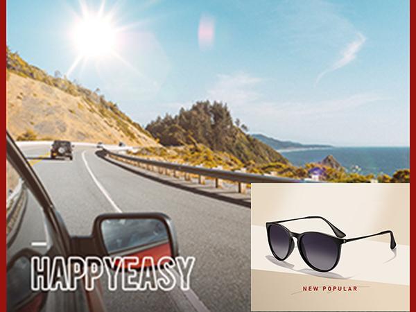 CHBP Sunglasses【SUPER DEAL】 Unisex Polarized Glasses, 1/2/3 Pairs UV Protection Trendy Vintage  Sunglasses,Summer Retro Round Mirrored Lens Fashion Sunglasses,Travel Accessorie, Valentine Gifts for Her Him