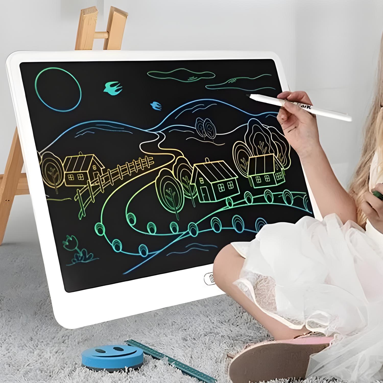 Pizarra LCD Electrónica De 8.5″ Para Niños – Tableta De Dibujo Reutilizable, Sin Radiación, Ligera, Para Viajes, Colegio Y Casa