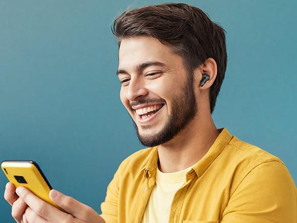 TOZO-NC3 Hybrid Active Noise Cancelling Wireless Earbuds, 6 Mics ENC Clear Call, 55H Long Playtime, 32 Preset EQs via APP, Bluetooth 5.3 Headset, IPX8 Waterproof, in-Ear Headphones with LED Display Audio Electronic