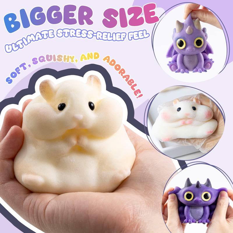 Liquid Silicone Squishy Maker Gel, Super Soft Silicone Rubber Making Kits 1:1 AB Mix Molding Cats/Dogs Paw, Hamster & Dragon Taba Squishy Making All-in-one Kit,DIY Decompression Gift,Silicone Pigment Dye for Taba Squishy, Stress Relief Toys - LET'S RESIN