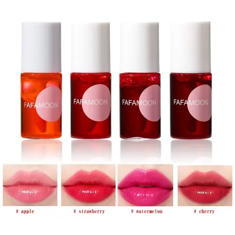 Long Lasting Lip Gloss, 4 Counts/set Easy Coloring Lip Sticks, Moisturizing Hydrating Lipstick Suitable for All Occasions Lip Makeup, Makeup Accessories