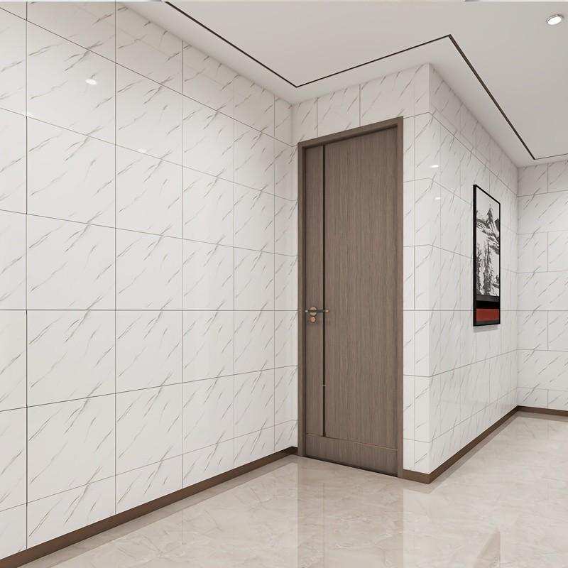 30cm X 30cm Marble Wall Sticker, Peel and Stick Tile Floor Decal, Easy Installation, Bathroom Kitchen Bedroom Living Room Home Decor Wallpaper