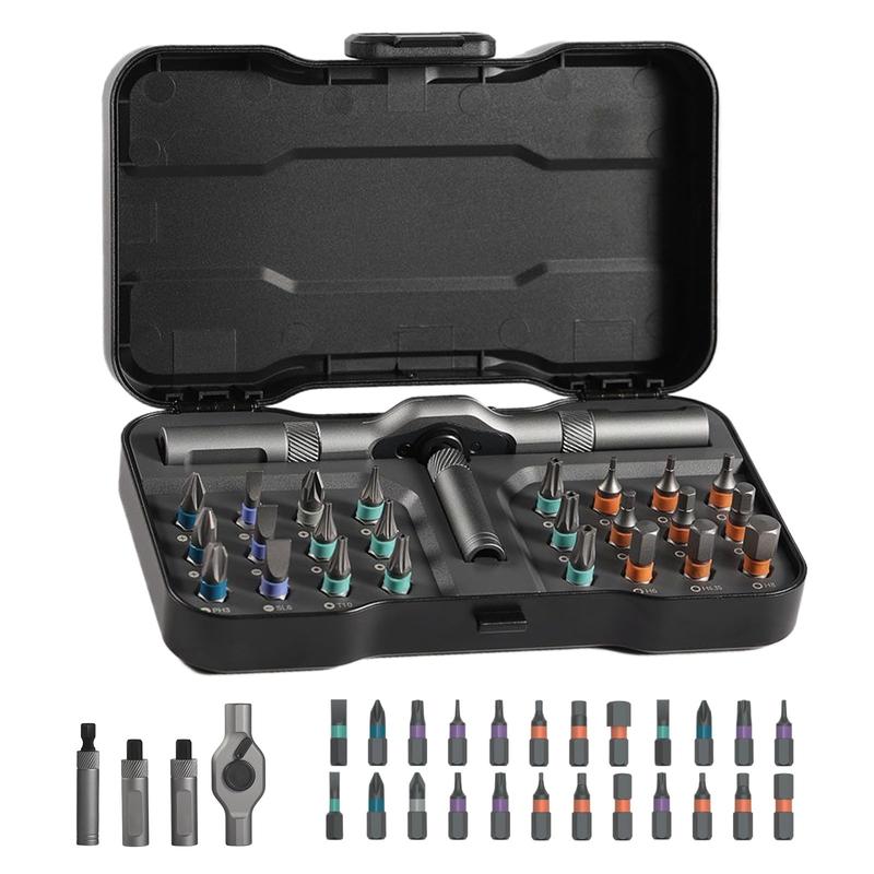 24 in 1 DlY Screwdriver Set,1 Set SwitchableScrewdriver Shape Magnetic Screwdriver Set,Compact and Portable Ratchet Screw0driver SetHome Repair Tool Box 24 in 1 DlY Screwdriver Set,1 Set SwitchableScrewdriver Shape Magnetic Screwdriver Set,Compact and Portable Ratchet Screw0driver SetHome Repair Tool Box