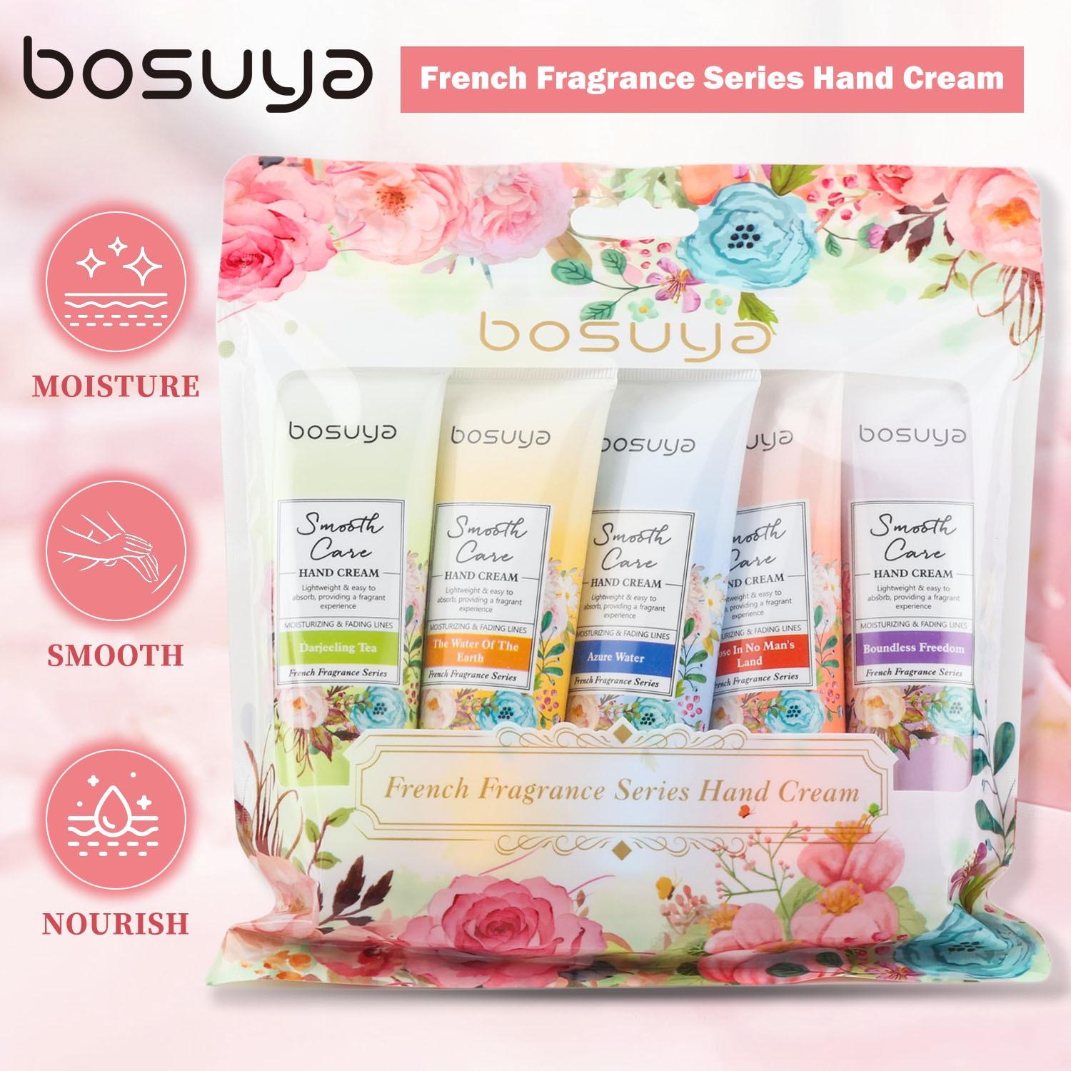 Fragrance Series Hand Cream Set, Hand Lotion Set, Deep Moisturizing, Reduces Dry Rough Hands, Fine Lines, Portable, Ideal for Travel and Daily Care