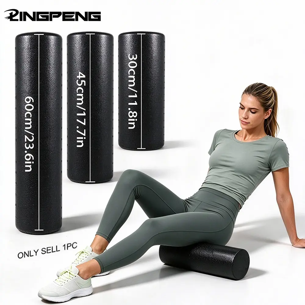 Foam Roller High Density EPP Muscle Recovery Massage Roller for Yoga Pilates Fitness Back Leg Relaxation, Fitness Equipment, 2 Sizes 30/45cm