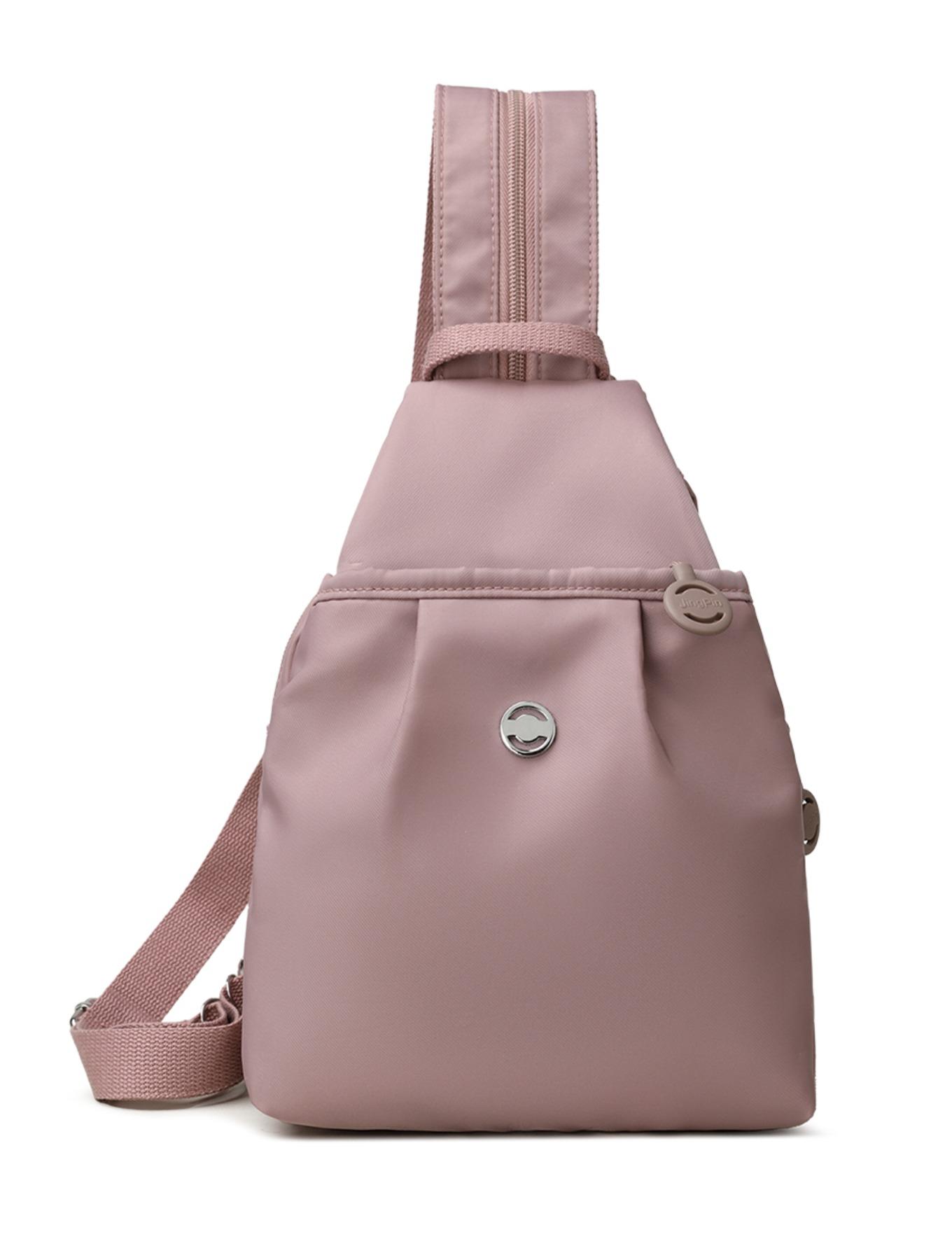 Women's Fashionable Solid Color Backpack, Casual Versatile Backpack for Work, School, Daily Commuting, Street Travel, Shopping, Multi-pocket Practical Backpack