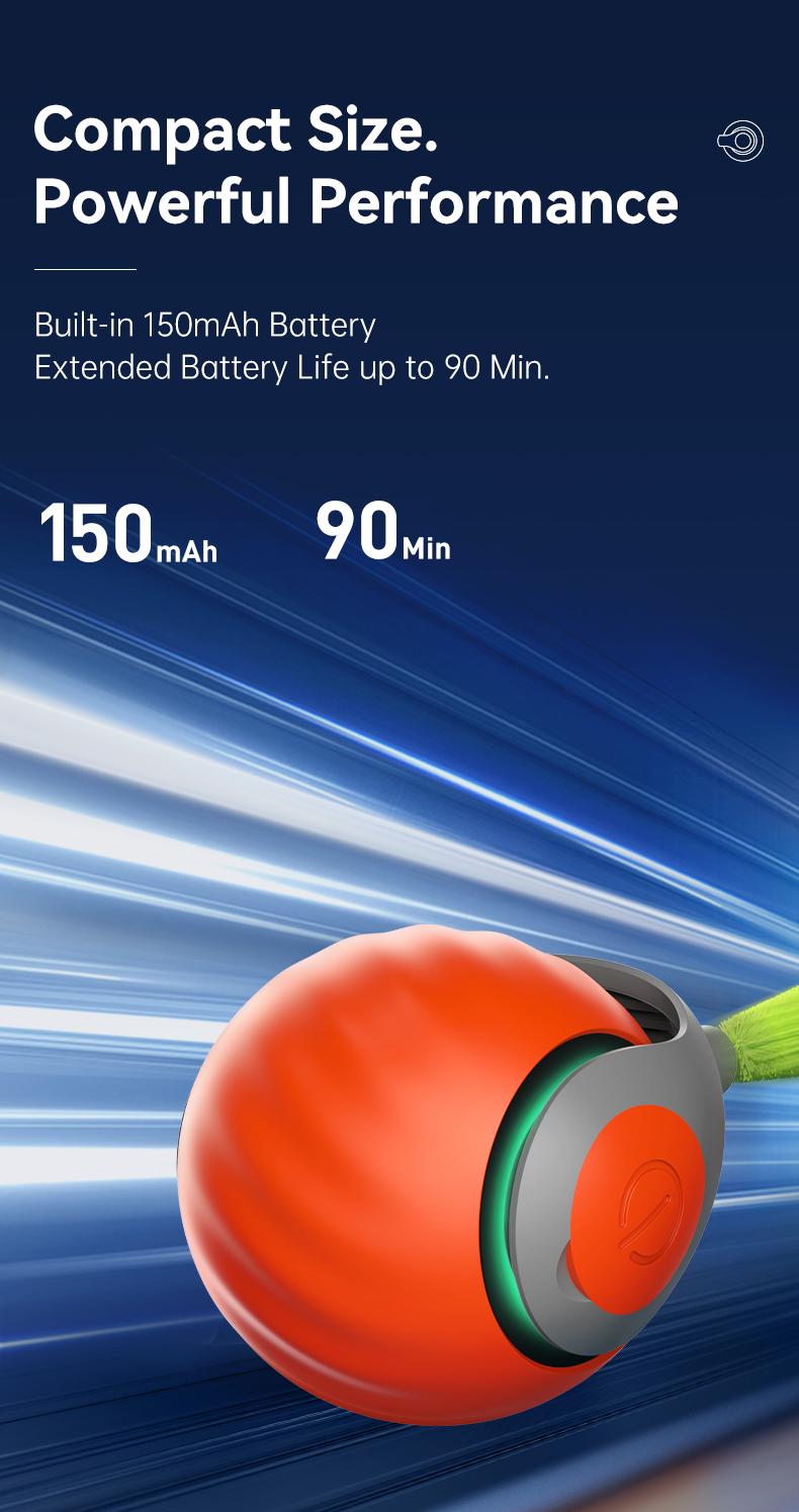 TikTokShopBlackFriday, Petgravity Speedy Sprint Ball Toy for Cat Type-C Rechargeable Interactive Cats Toy, Automatic Cat Teaser Toy, Pet Supplies,Cozyvibes Petlife