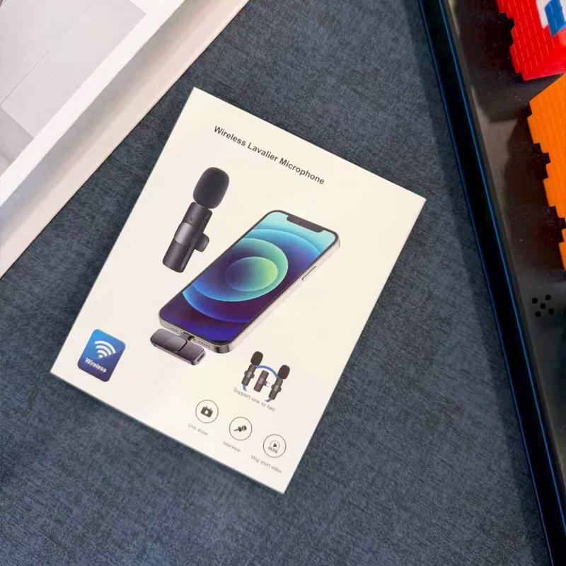 Dual Sound Mini Mics for iPhone, Android & iPad – Portable Audio Device for Smooth Voice Pickup and Effortless Content Creation