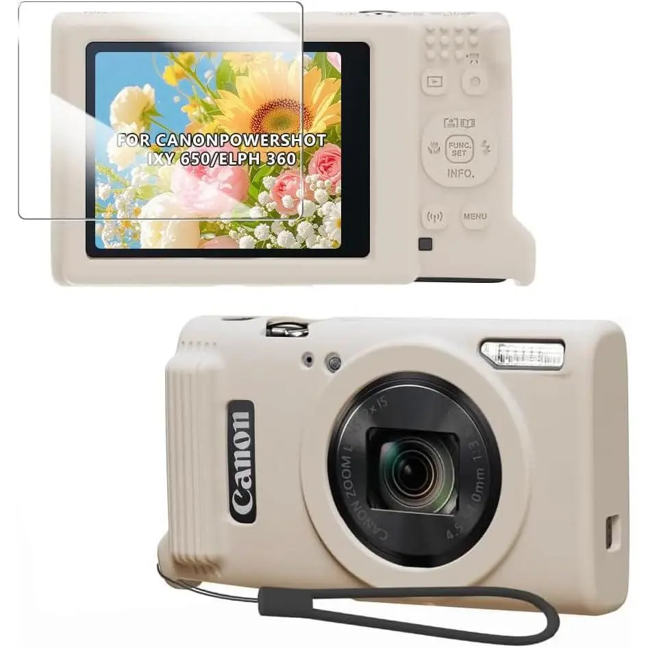 Case for  PowerShot IXY 650/ELPH 360 Cameras, Soft  Camera Case, Slim Fit Scratch-Resistant Portable Protective Case for Camera  ()