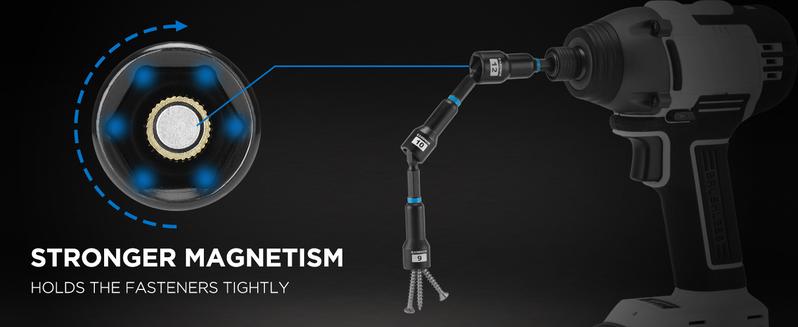 CASOMAN 55-Piece Magnetic Nut Driver Set for Impact Drill Deep & Shallow Metric & SAE Includes Screwdriver Bits Bit Extension Bar Socket Adapters & Wing Nut Driver Tool Box #TikTokShopBlackFriday