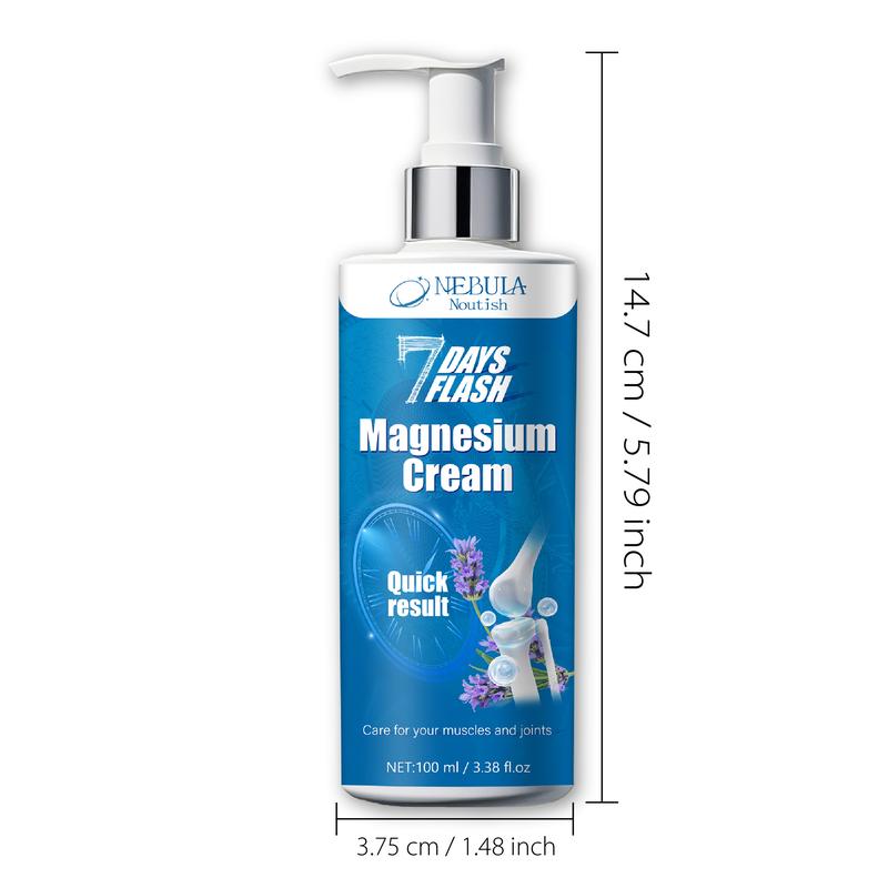 100ML Seven-Day Magnesium Body Lotion, Core Magnesium with Multi-Moisture Plant Extracts, Deep Hydration Lock Moisture, Lightweight Non-Sticky