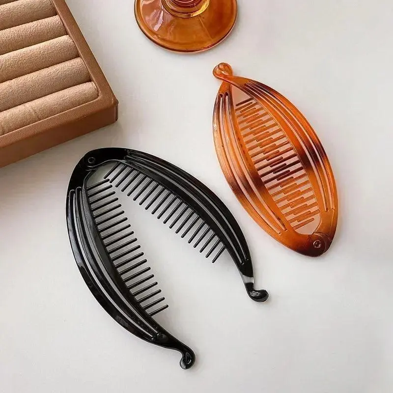 Hair Side Comb Beaded Hairs Clips Fish Shaped Banana Clips Sets Fish Clip Coiled Hair Insert Comb  Combs Headdress Wholesale