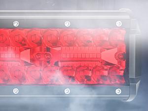 Nilight 20Inch LED Light Bar Red Triple Row 420W Spot & Flood Combo 42000LM Driving Boat Led Off Road Lights Fishing Hunting  Safety Lights light bar dealsforyoudays