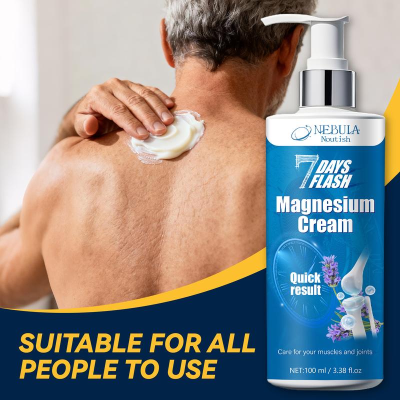 100ML Seven-Day Magnesium Body Lotion, Core Magnesium with Multi-Moisture Plant Extracts, Deep Hydration Lock Moisture, Lightweight Non-Sticky