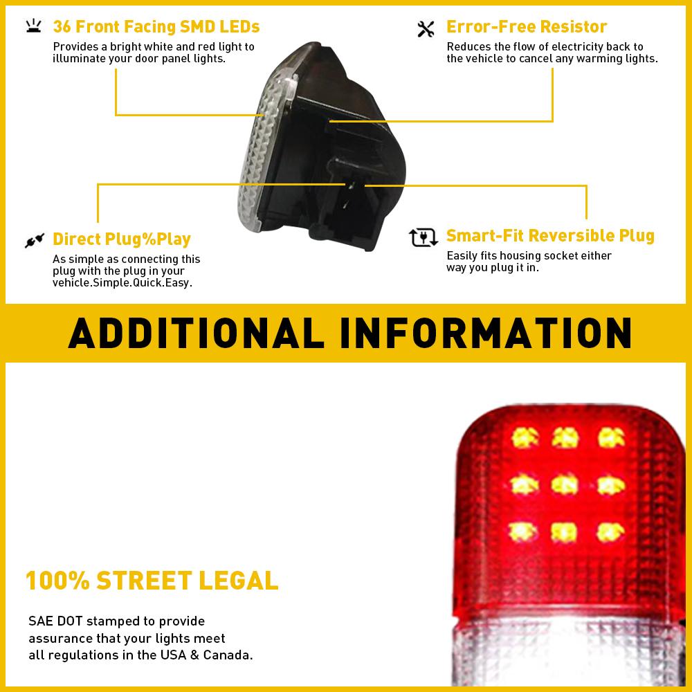 LED Door Courtesy Light For Chevy Silverado Suburban Tahoe GMC Sierra Yukon LED Door Courtesy Light For Chevy Silverado Suburban Tahoe GMC Sierra Yukon