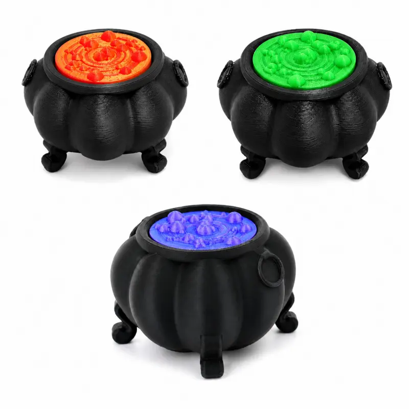 Witch's cauldron three-piece set
