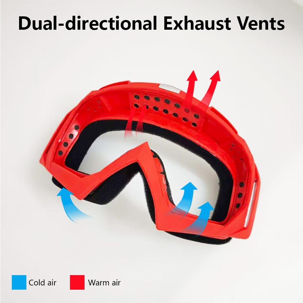 High definition lens racing glasses, windproof and sand proof, breathable all year round, trendy for both men and women, detachable lens, TPU material, adjustable, durable and lightweight, suitable for mountain bikes, all terrain bikes and motorcycles