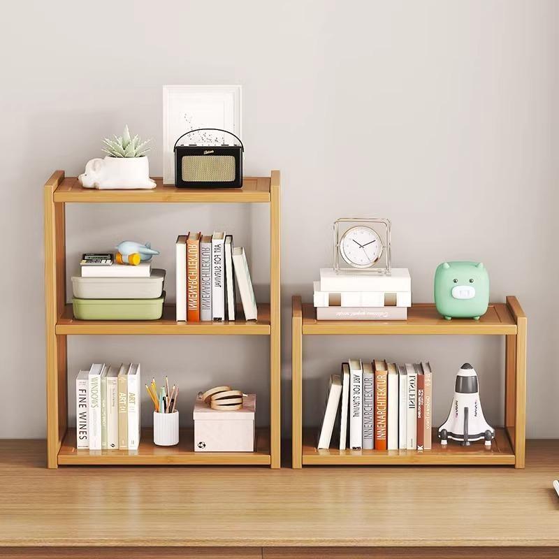 Multi-Layer Storage Rack, Desktop Organizer, Multi-Functional Holder, Simple Design, Office Desk Bookshelf, File Organiser