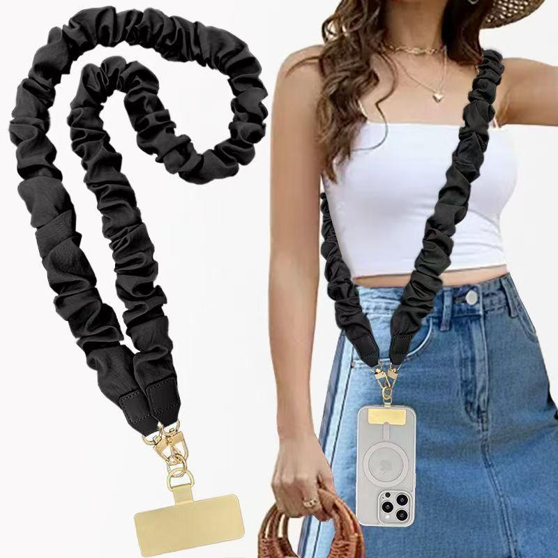 Foldable Cloud Phone Lanyard, Crossbody Anti-Loss Neck Strap, Suitable for All Models, Summer Commute Women's Accessory