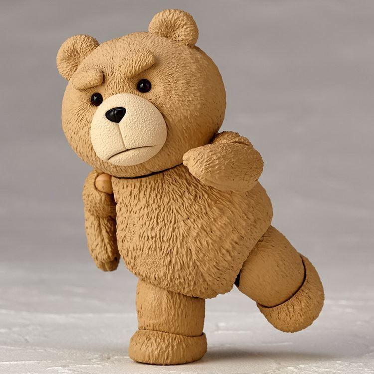 Ted2 Figure Bjd Ted Teddy Bear Action Figure AMAZING YAMAGUCHI Revoltech No.006 Teddy Brick Figure Gk Movie Model Doll Toy Gift