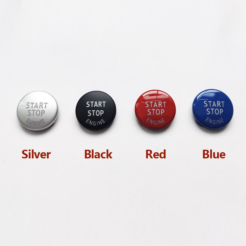 Car Engine Ignition Start Stop Switch Push Button Trim Cover for BMW 3/5 Series X1 X5 X6 E70 E71 E90 E91 E92  E93 E84 E60 320i 323i 325i Replace Accessories Car Interior Decor