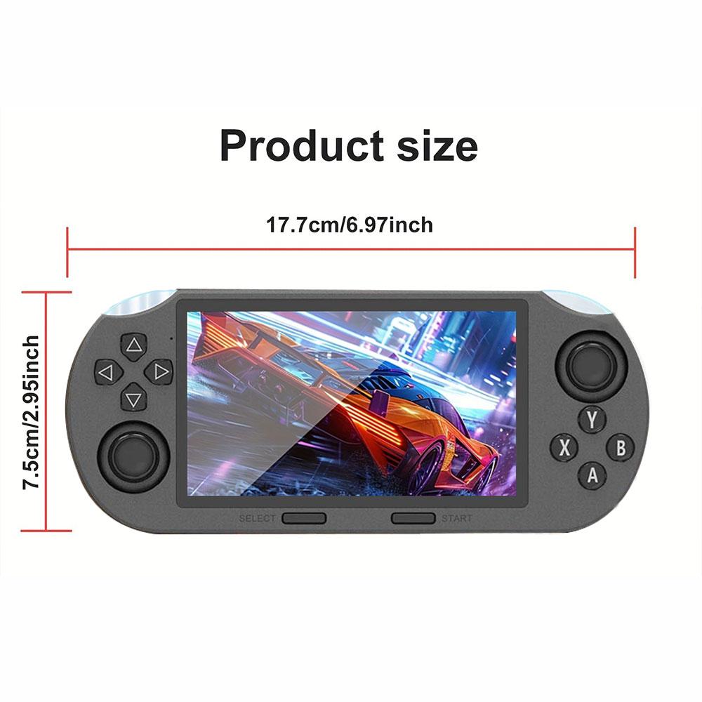 Wuds Sf3000 Retro Handheld Game Console, 4.5 Inch IPS Screen Portable Wireless Mini Gaming Machine, Perfect Gift for Boys