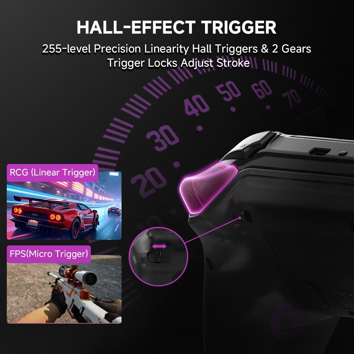 Wireless Gaming Controller Pro for PS5 with LED RGB Light– Compatible with Playstation 5,Dual Vibration, Motion Sensing, Programmable Buttons & 1000mAh Fast-Charging Battery