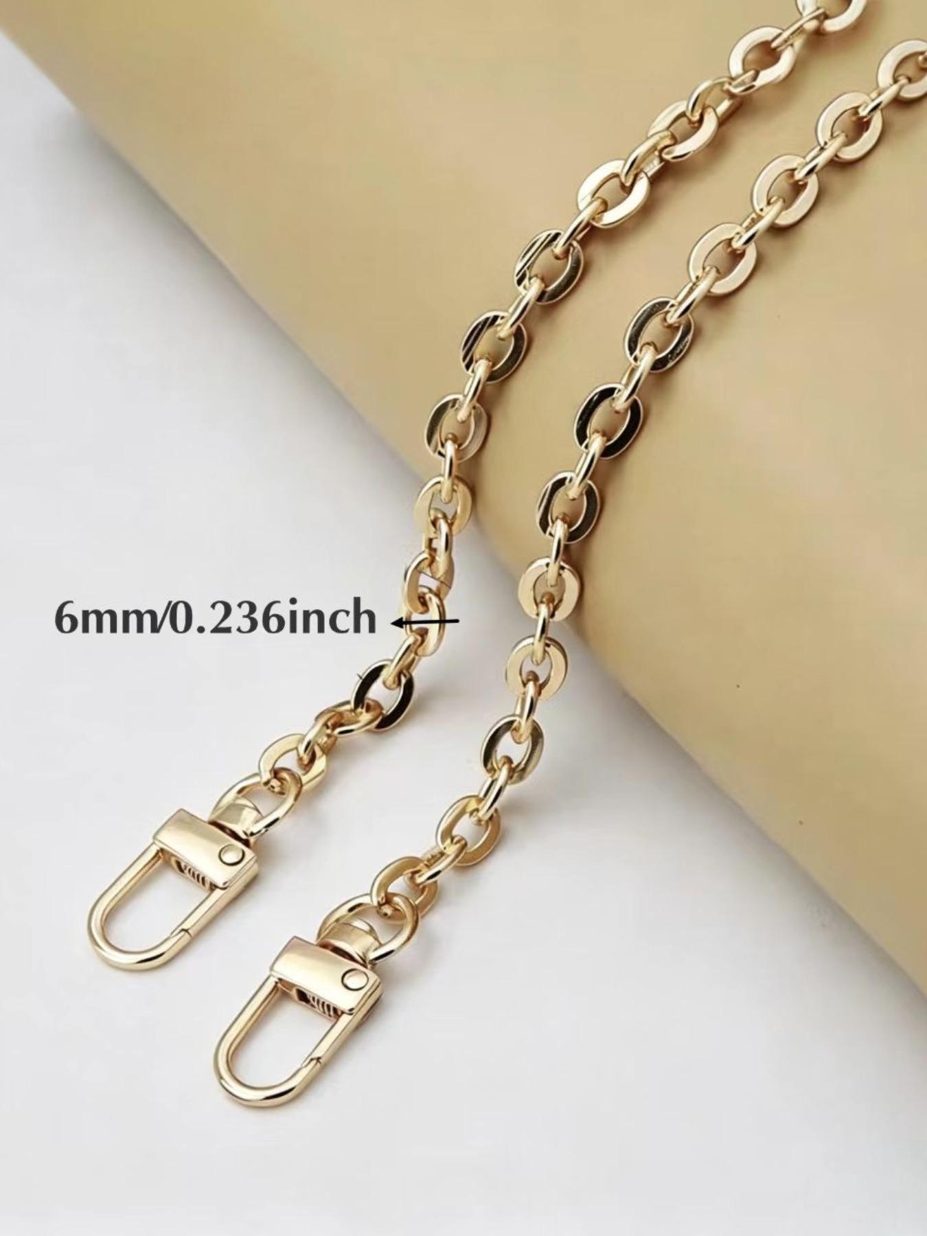 1 handbag shoulder strap, suitable for crossbody bags, golden chain shoulder strap, long chain accessory for mahjong bags, underarm bag chain replacement shoulder strap