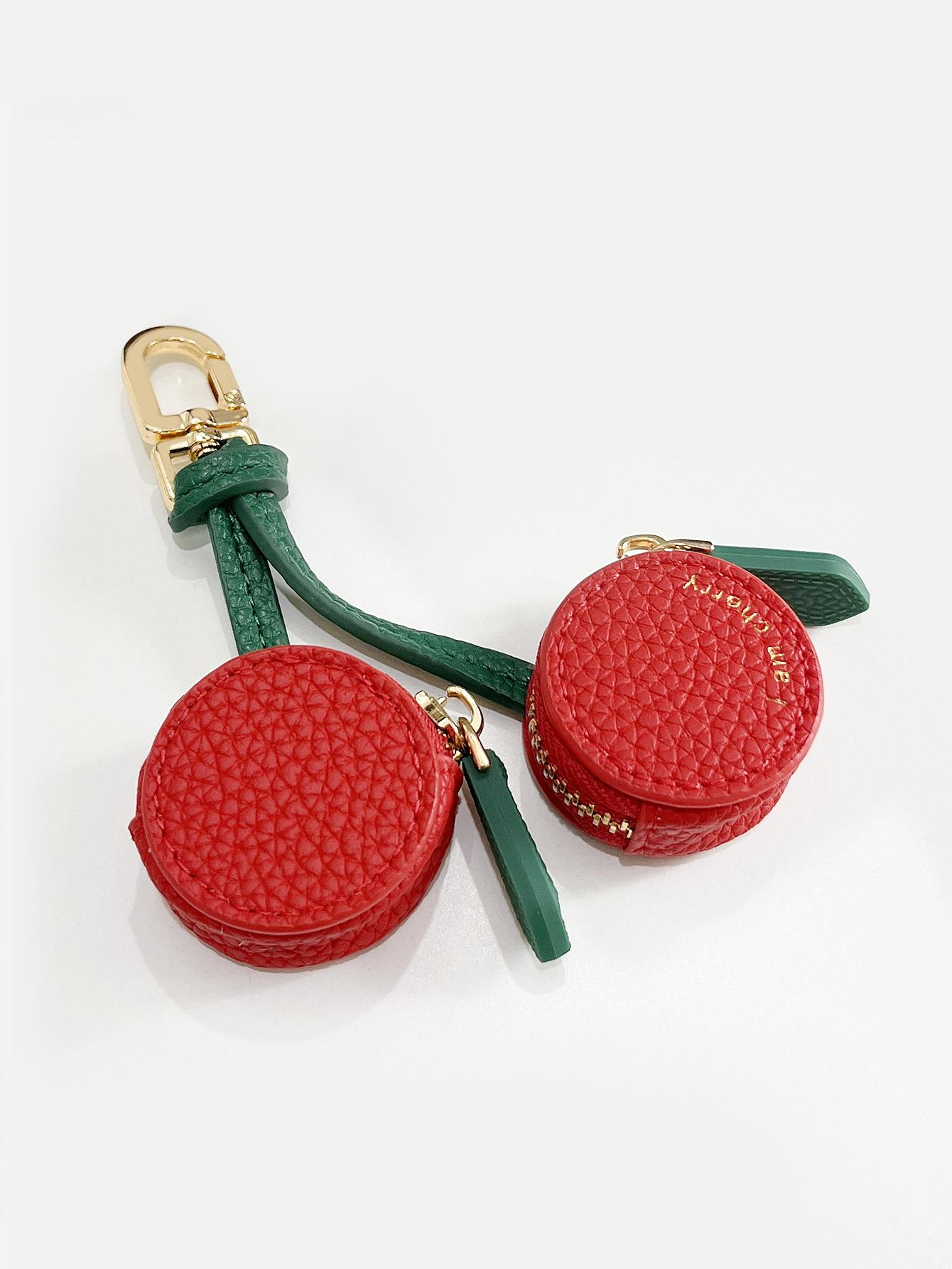 Cute Fruit Bag Charm, Adorable Keychain Accessory for Bags and Backpacks, Stylish Backpack Charm, Perfect Gift for Fruit Lovers, All Season Casual Style