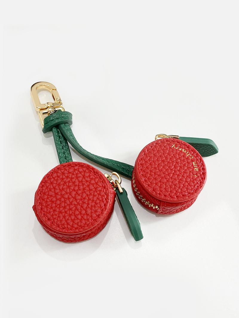 Cute Fruit Bag Charm, Adorable Keychain Accessory for Bags and Backpacks, Stylish Backpack Charm, Perfect Gift for Fruit Lovers, All Season Casual Style