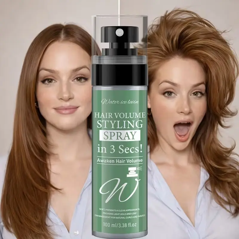 In 3 Secs Volumizing Styling Spray – Adds Volume and Texture with a Lightweight, Oil-free Formula, Ideal for Fine, Flat Hair. Provides Long-lasting Lift and Hold