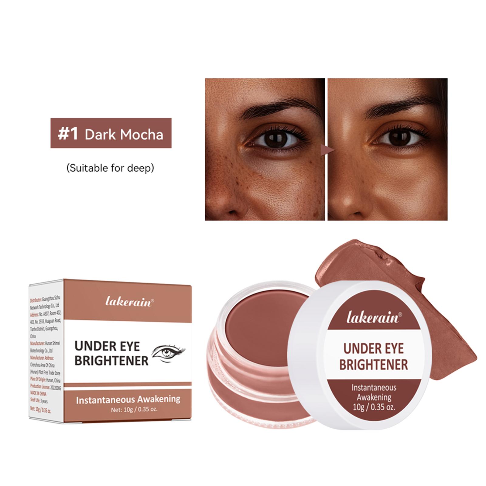 Eye Concealer Highlighter Balm, Three Color Options, Even Skin Tone, Neutralize Dark Circles, Moisturizing Eye Cream, Suitable for All Skins