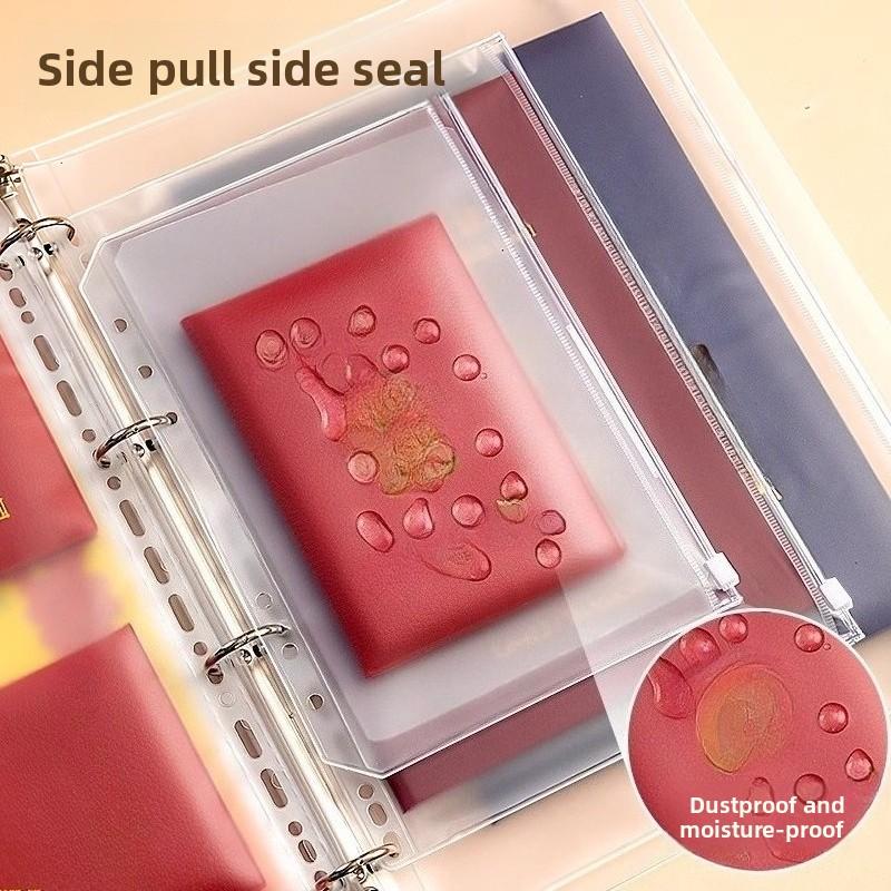 Multifunctional Document Organizer with Zipper, Birth Certificate Protector, Home Important File Storage Binder, Home Security Document Binder, Waterproof File Organizer, Certificate & Bill Archive Book, Family Document Storage Bag, Office Organizer
