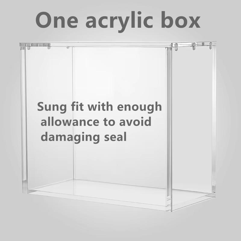 Stackable Acrylic Display Case, Compatible with Etb High-Quality Rectangular Storage Box, Magnetic Closure Design, Transparent Durable Organizer