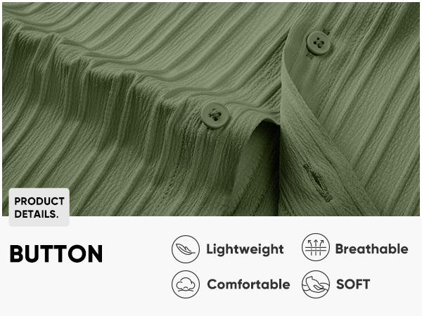 JMIERR Hawaiian Shirt for Men Button Down Short Sleeve Shirts Textured Casual Summer Beach Shirts with Pocket Shortsleeve Menswear Top