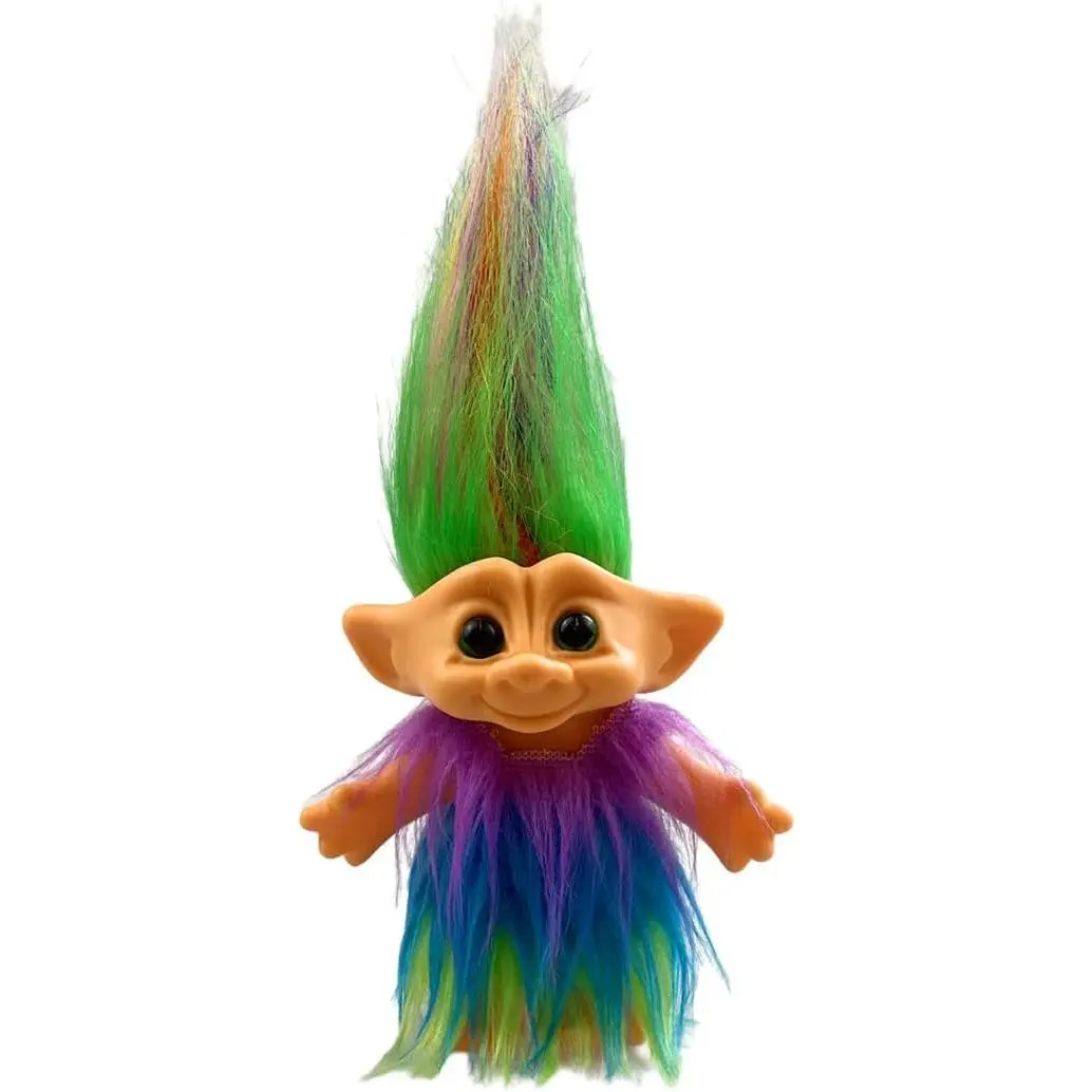 Yintlilocn 3.9" Lucky Troll Dolls,Vintage Troll Dolls 90s Toys（Victoria）