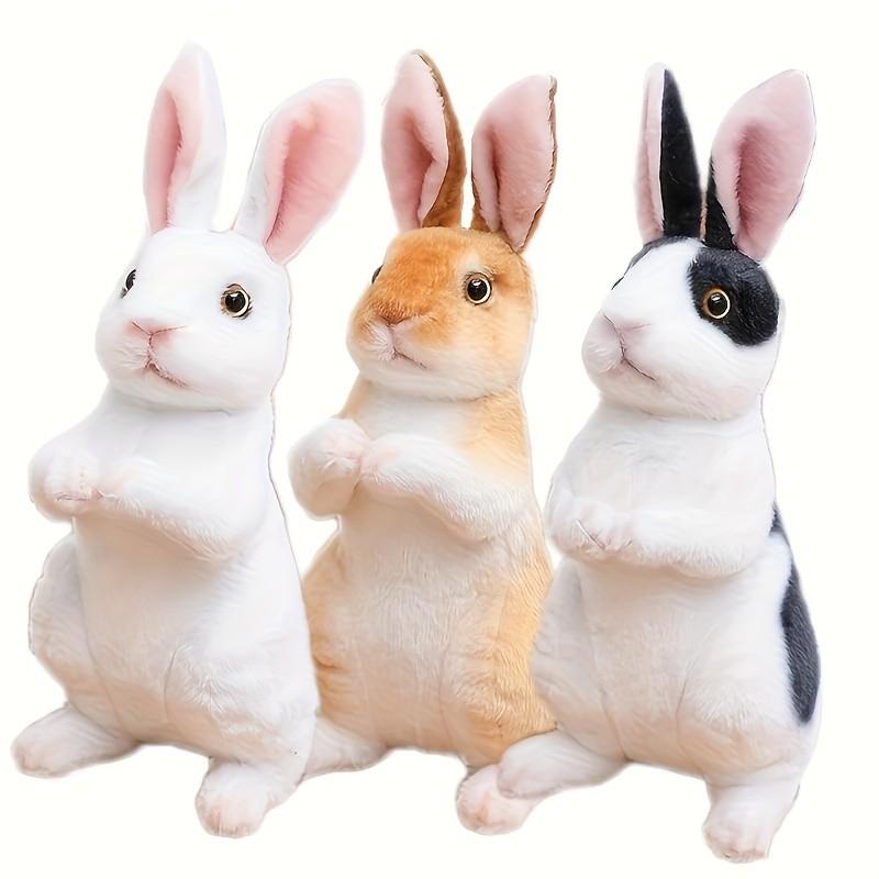 Cute Rabbit Plush Toy, Colors, Soft Stuffed Animal, Perfect Birthday Gift & Easter Decoration
