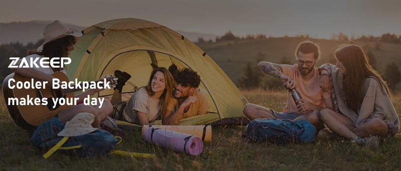 Cooler Backpack, 36 Cans Multifunctional Leakproof Cooler Backpack with Padded Top Handle, Mesh Pocket for Camping BBQ Lunch Picnic Hiking Fishing,Waterproof Ice Box Thermal Bag