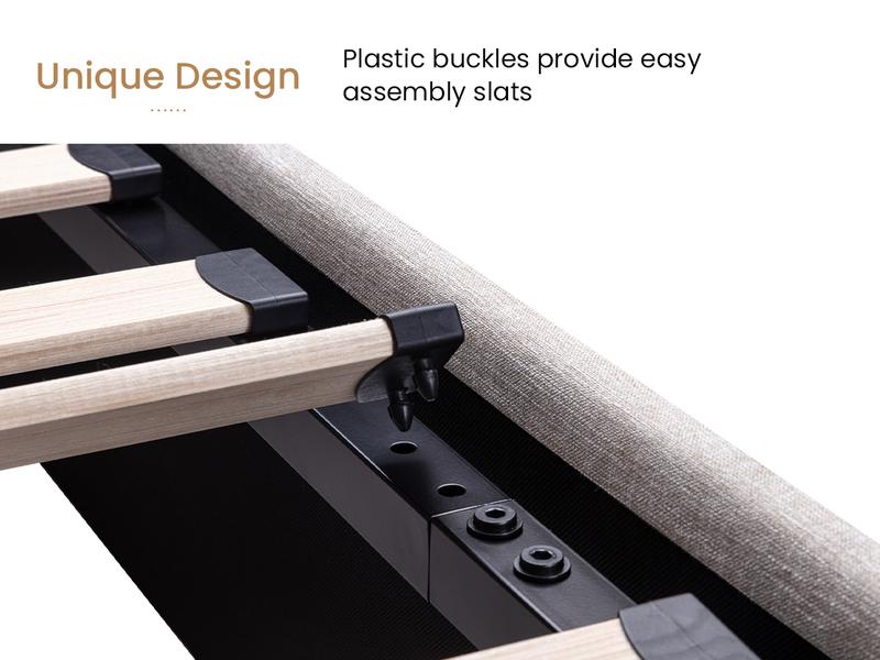 SHA CERLIN Storage Bed Frame 【No Mattress】Modern Linen Upholstered Headboard Lift-Up Storage Platform Bed Fram, Two Style Headboard, Heavy Duty Gas Lift Support, No Box Spring Needed,Wood Slats Support, Full Queen King Size