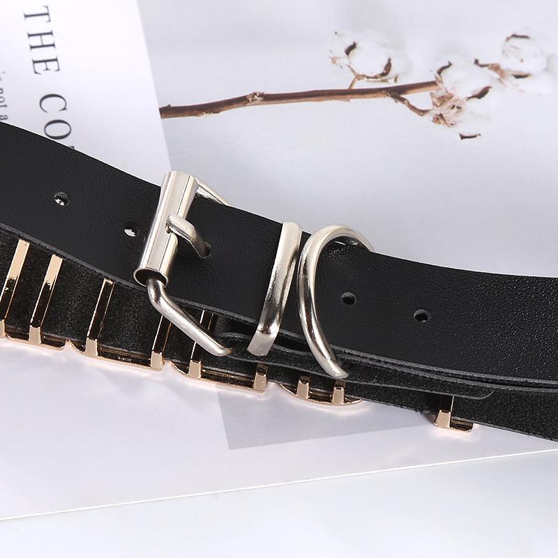 Women's Harley-Style Leather Short Neckband Choker Necklace with Letter Print - Punk Look Cosplay Accessory for Daily Party Outfits, Adult Use, Choker Fit