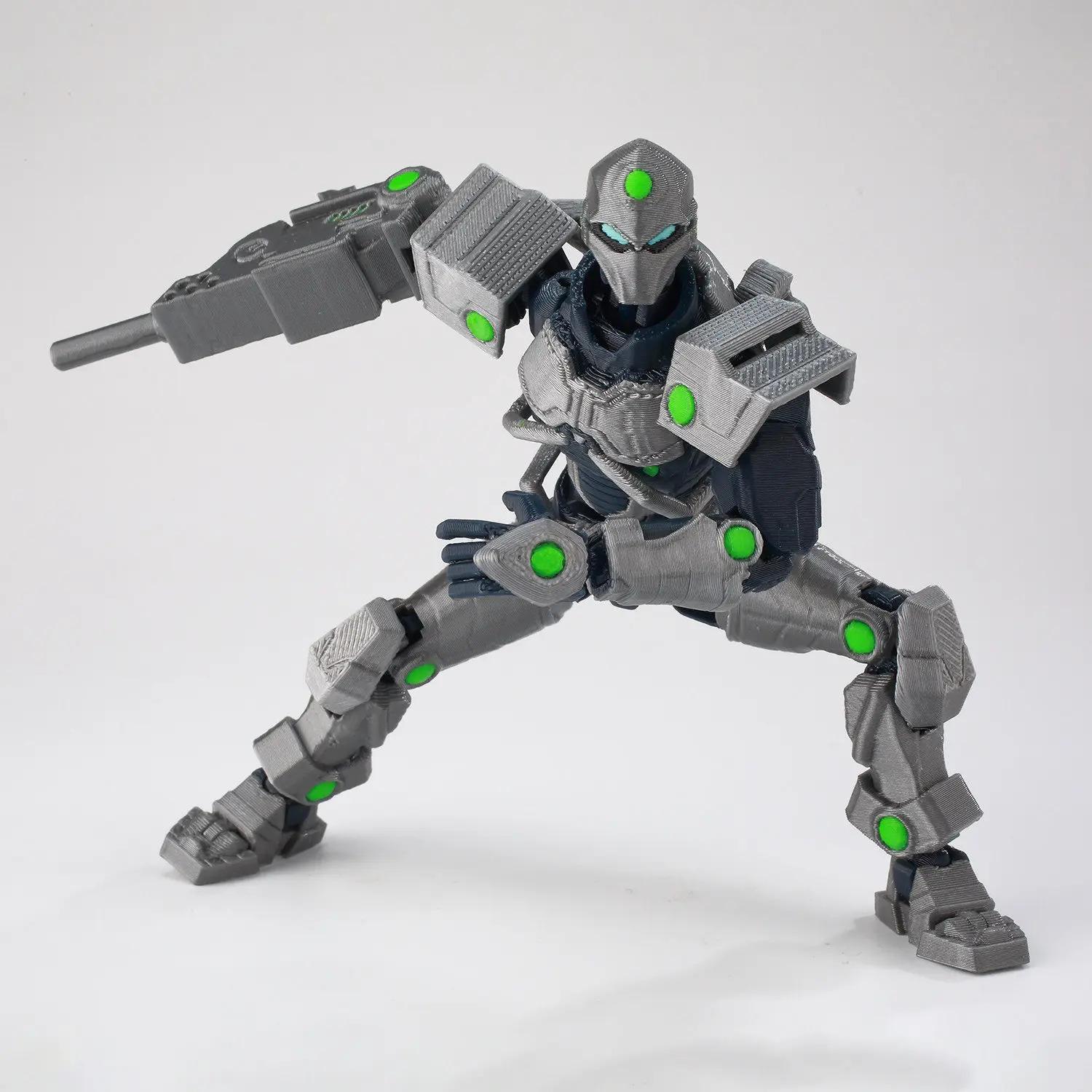 In Stock 3d Printed Invincible Toys Action Figures T13 Dummy 13 Superheroes Multi-Jointed Movable Shapeshift Toy Technology jack