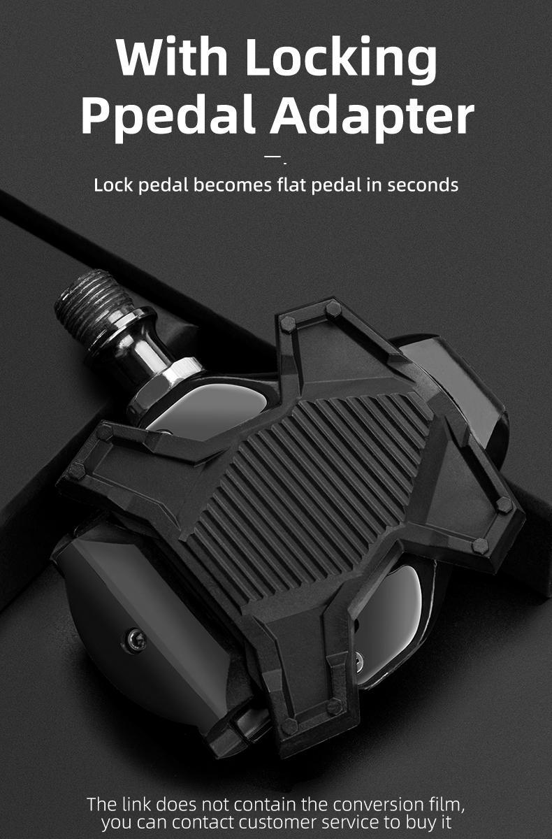 ROCKBROS Road Bike Pedals Lightweight Clipless Bicycle Pedals with Cleats Set Compatible with SPD-SL System
