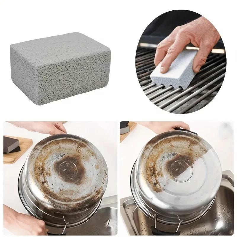 1-10PCS Grill Cleaning Brick Pumice Stone Heat Resistant Outdoor Kitchen Barbecue Rack Cleaner BBQ Tools Accessories