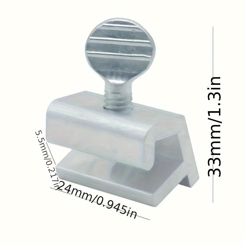 2/4pcs Window Locks With Round Handle, Free Punching Door And Window Locks, Sliding Door Locks, Protective Safety And Anti-theft Limits