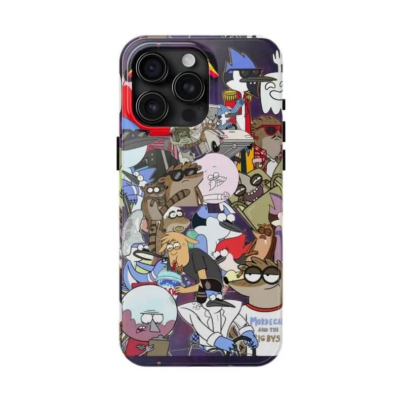 Regular Sh0w Character Collage Phone Case | 2010s Cartoon Aesthetic,Compatible for iPhone 16 15 14 13 12 11 17Pro Max,for Samsung S25 S24 S23 S22 Ultra,Durable Dual-Layer design phone cover,Perfect Gift for Her