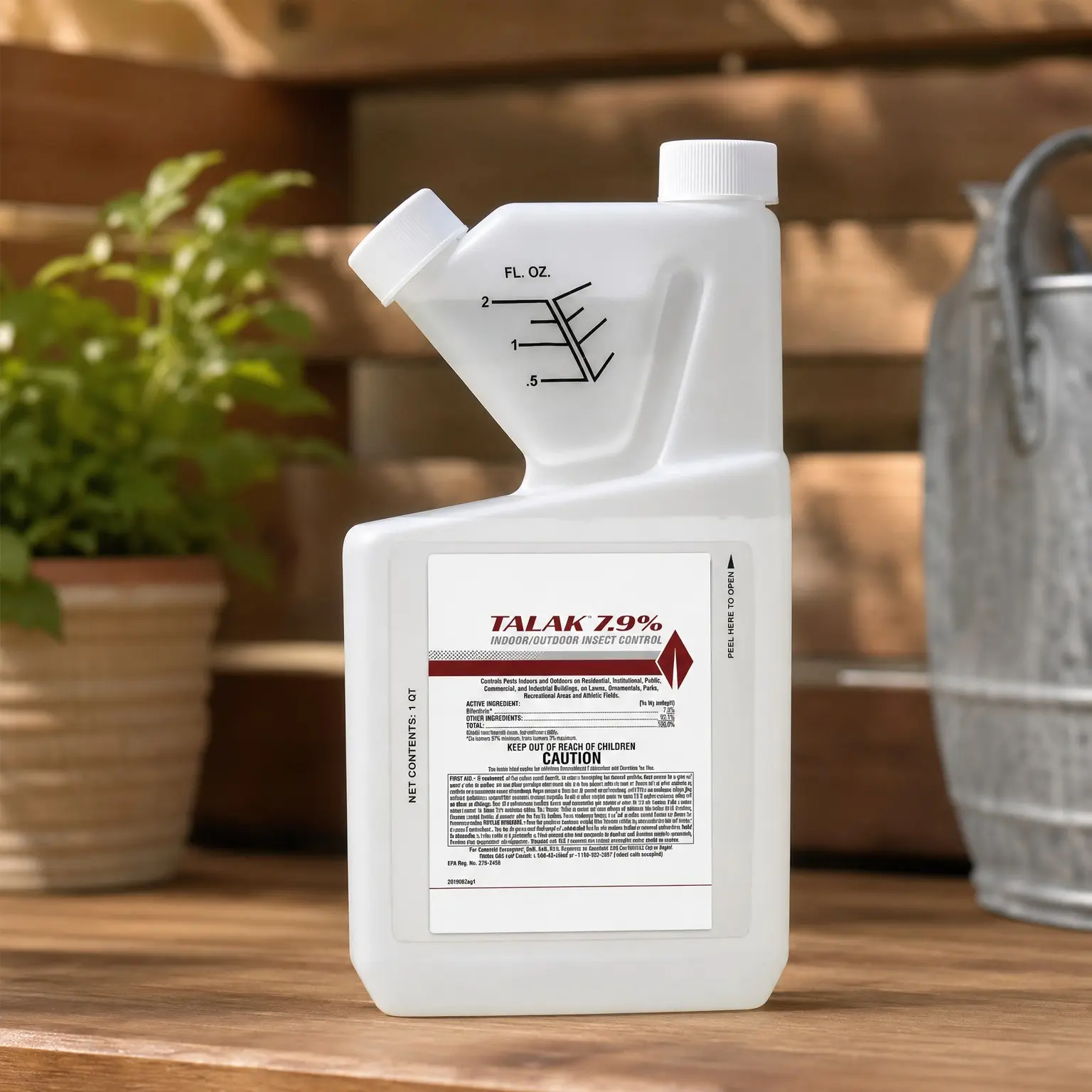 7.9% Bifenthrin Insecticide Concentrate (32oz) – Indoor/Outdoor Pest Control for Ants, Mosquitoes, Cockroaches, Spiders, Armyworms & 70+ More Pests, with Easy Tip 'N Measure BottleGift