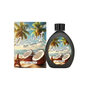 OceAura Tanning Lotion Body Care Coconut Oil Passion Fruit Extract Glycerin Bronze Tan Accelerator Tan Booster Tanning Enhancer Deep Hydrating Long-Lasting Sun-Kissed Glow Sunless Tanning Glow