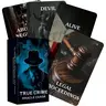 True Crime Oracle Deck, 80pcs/box Tarot Cards for Beginners, Party Game Cards Divination Tarot Cards, Psychological Cards, Boxed Tarot Cards for Friends Family Party, Conversation Cards, Cards Games